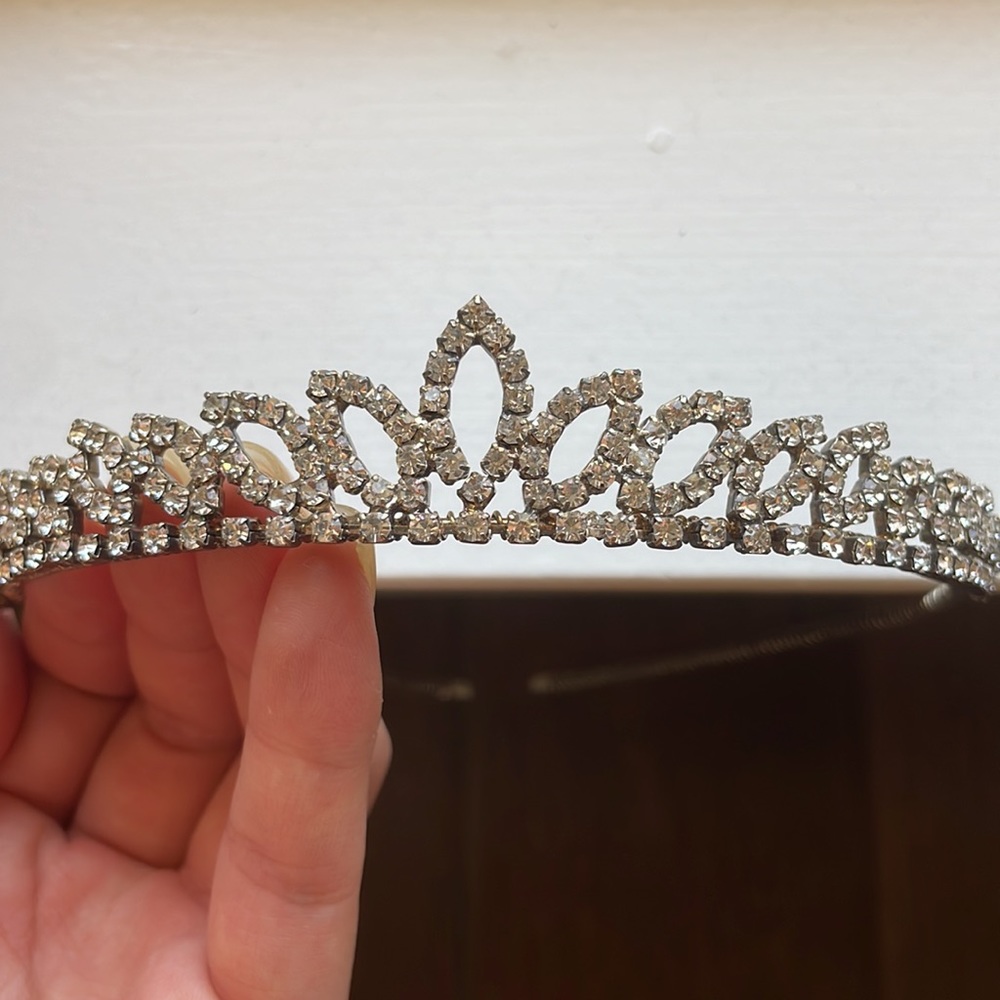 crown headband with crystals